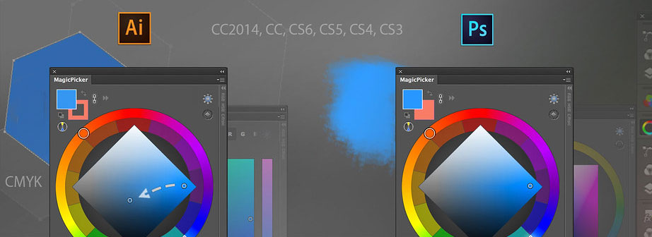 CMYK Color palette